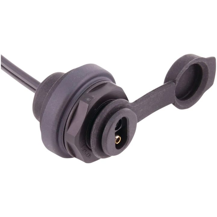 Panelmonterad Sae-uttag Svart TECMATE SAE BULKHEAD CONN – bild 3