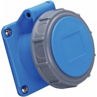 Paneluttag, Infällt, Rakt, 16A, 3P+J, 230V, 9h, IP67 (75x75) MALMBERGS