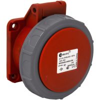 Paneluttag, Infällt, Rakt, 16A, 3P+N+J, 400V, 6h, IP67 (75x75) MALMBERGS