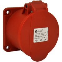 Paneluttag, Infällt, Rakt, 32A, 3P+N+J, 400V, 6h, IP44 (75x75) MALMBERGS