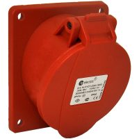 Paneluttag, Infällt, Snett, 32A, 3P+N+J, 400V, 6h, IP44 (83x90) MALMBERGS