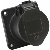 Paneluttag Stage, Infällt, Rakt, 16A, 3P+J, 230V, 9h, IP44 (75x75) MALMBERGS