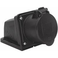 Paneluttag Stage, Infällt, Rakt, 32A, 3P+J, 230V, 9h, IP44 (75x75) MALMBERGS
