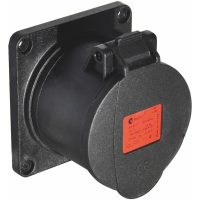 Paneluttag Stage, Infällt, Rakt, 32A, 3P+N+J, 400V, 6h, IP44 (75x75) MALMBERGS