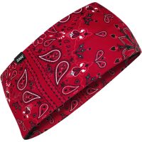 Pannband Sportflex Paisley Svart Röd Vit ZAN HEADGEAR