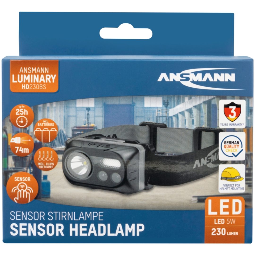 Pannlampa Med Sensor ANSMANN Beteckning: 1600-0386 – bild 3