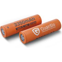 Pannlamps Tillbehör Uppladdningsbart Batteri Svart Guardio