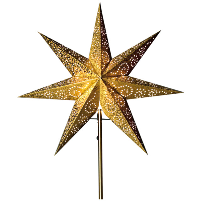 Star Trading Pappersstjärna Antique Guld
