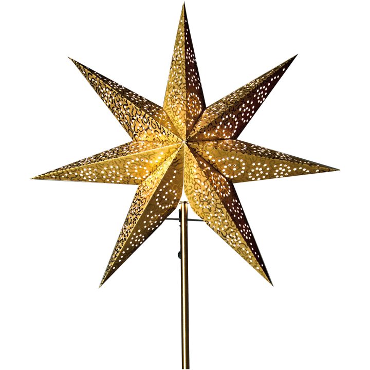 Pappersstjärna Antique Guld Star Trading 48 cm – bild 4