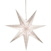 Pappersstjärna Antique Vit Star Trading