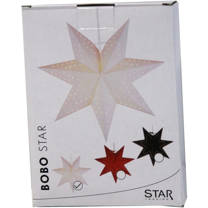 Pappersstjärna Bobo Vit Star Trading – bild 7