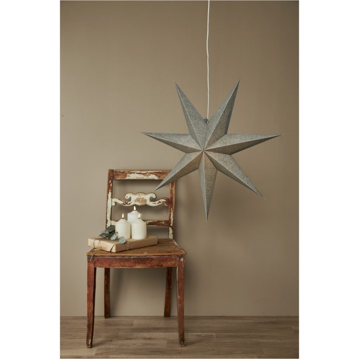 Pappersstjärna Cotton Grön Star Trading – bild 5