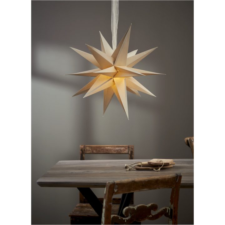 Pappersstjärna December Beige Star Trading – bild 11