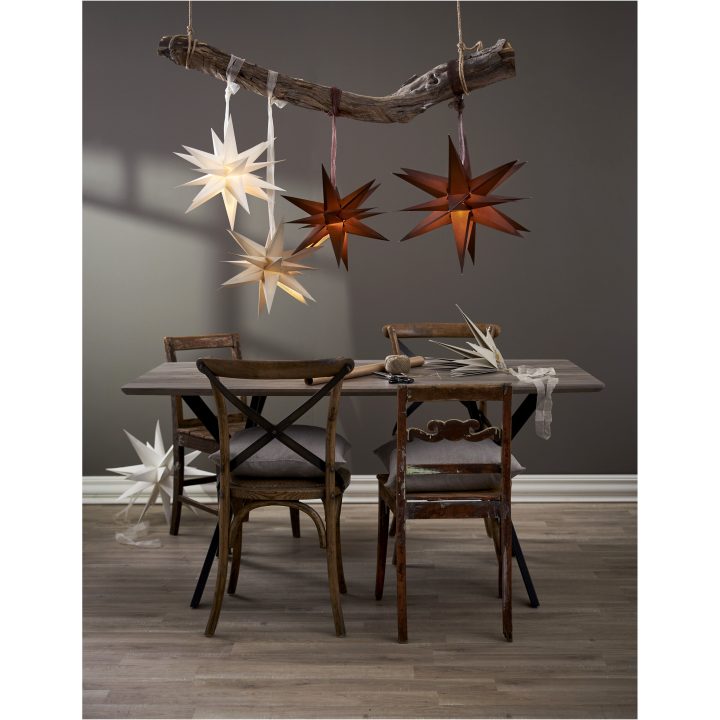 Pappersstjärna December Beige Star Trading – bild 10