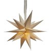 Pappersstjärna December Beige Star Trading – miniatyr 1