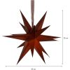 Pappersstjärna December Brun Star Trading – miniatyr 5