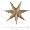 Pappersstjärna Decorus Guld Star Trading 63 cm – miniatyr 8