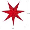 Pappersstjärna Decorus Röd Star Trading 63 cm – miniatyr 6