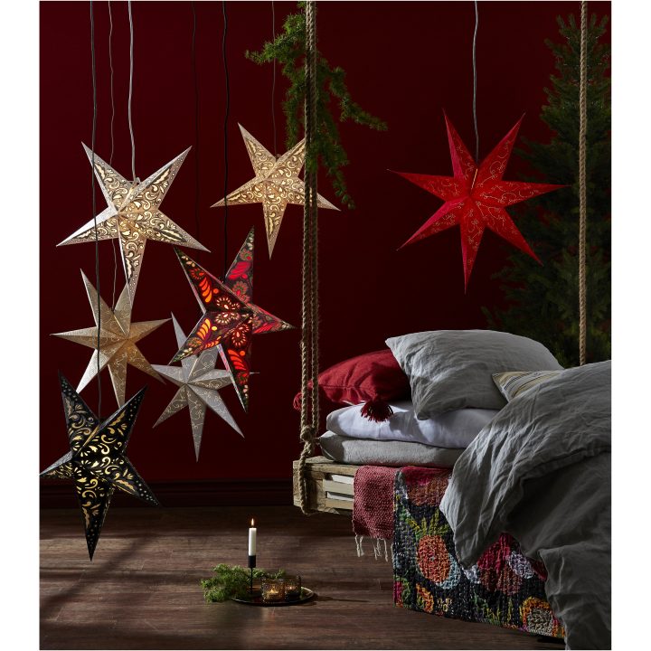 Pappersstjärna Decorus Silver Star Trading 63 cm – bild 10
