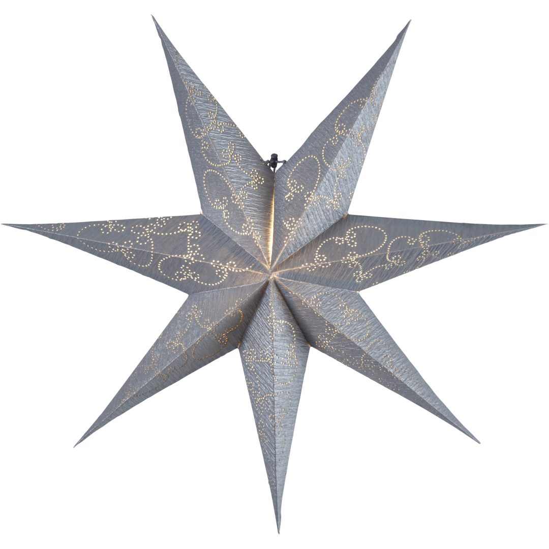 Pappersstjärna Decorus Silver Star Trading 63 cm – bild 5