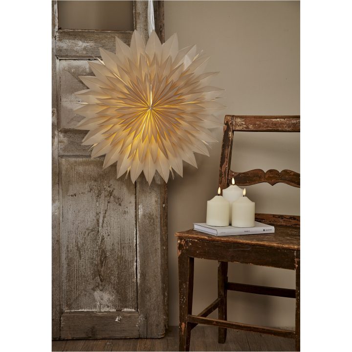 Pappersstjärna Dis Beige Star Trading – bild 7