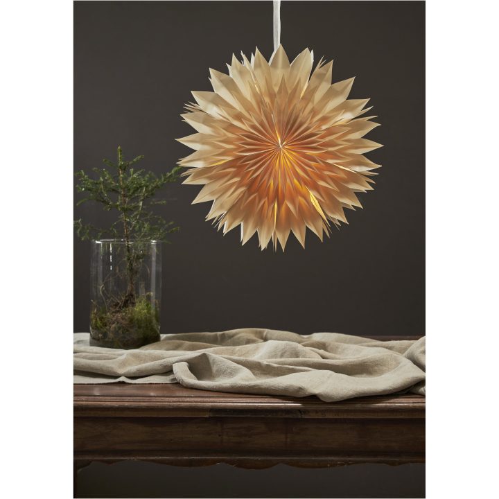 Pappersstjärna Dis Beige Star Trading – bild 5