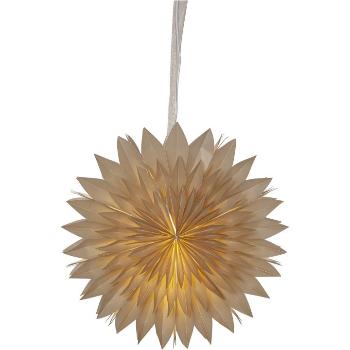 Pappersstjärna Dis Beige Star Trading – bild 12