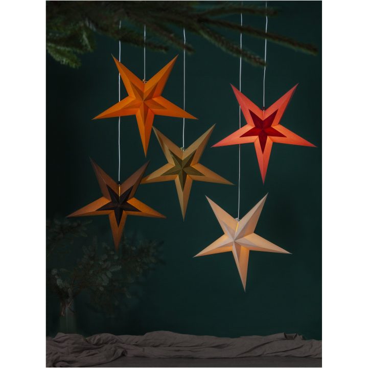 Pappersstjärna Diva Orange Star Trading – bild 4