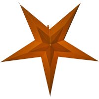 Pappersstjärna Diva Orange Star Trading