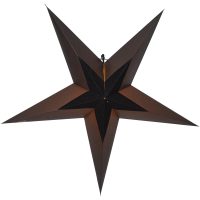 Pappersstjärna Diva Svart Star Trading