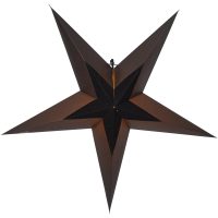 Pappersstjärna Diva Svart Star Trading