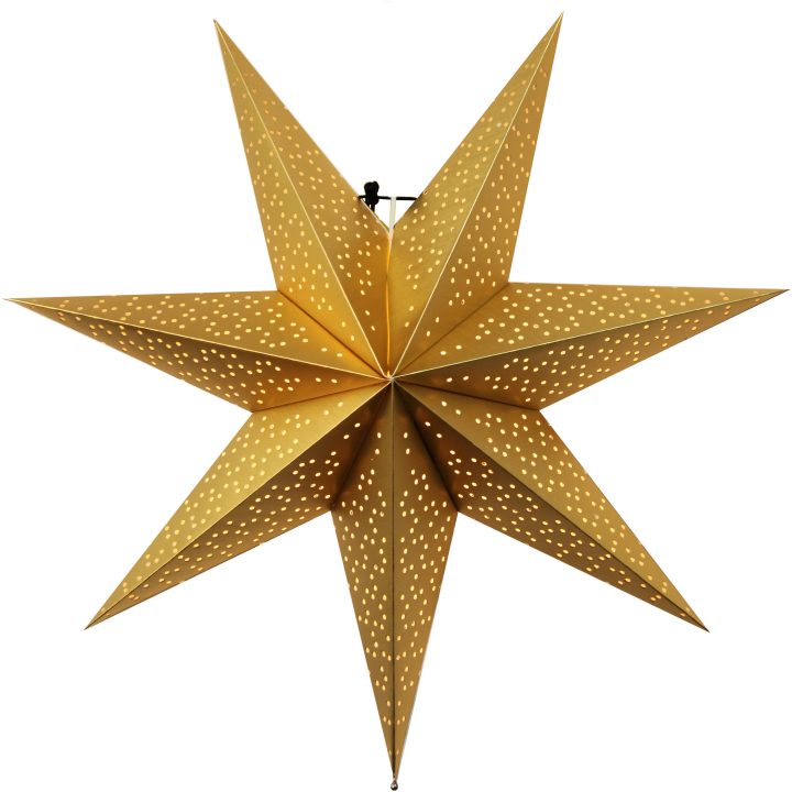Pappersstjärna Dot Guld Star Trading 54 cm – bild 5