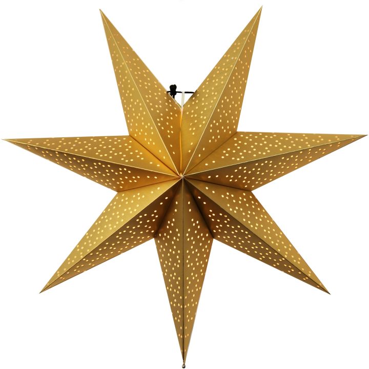 Pappersstjärna Dot Guld Star Trading 54 cm – bild 5