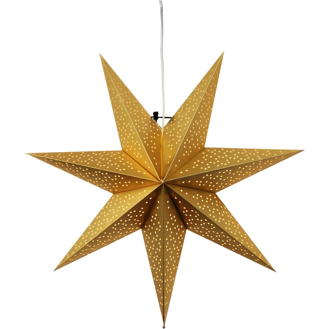 Pappersstjärna Dot Guld Star Trading 54 cm – bild 4