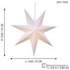 Pappersstjärna Dot Vit Star Trading 54 cm – miniatyr 7