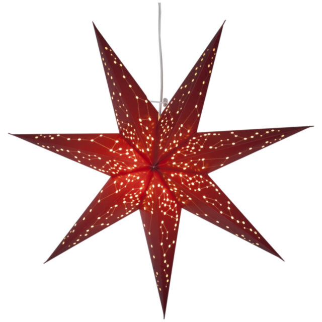 Star Trading Pappersstjärna Galaxy Röd