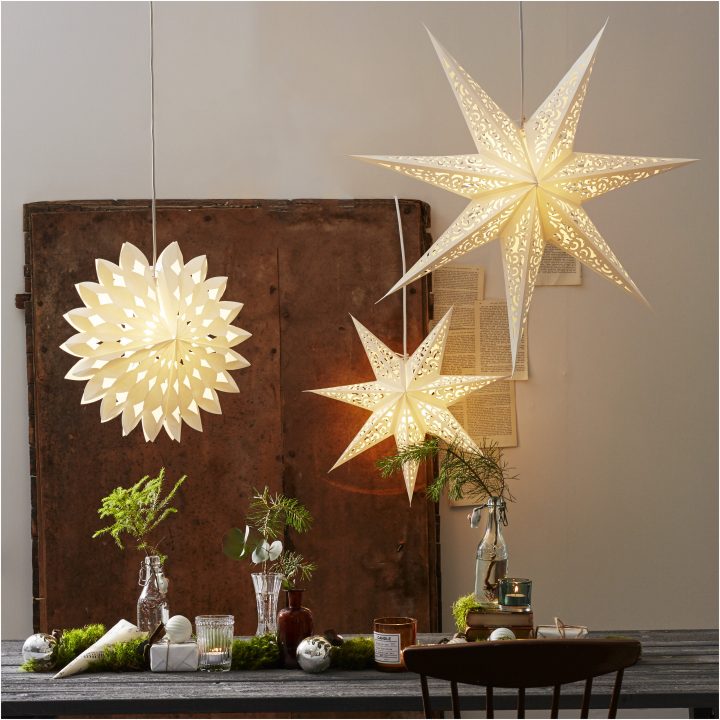 Pappersstjärna Lace STAR TRADING – bild 3
