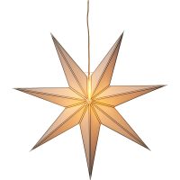 Pappersstjärna Nicolas Vit Star Trading