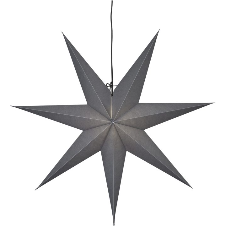 Pappersstjärna Ozen Grå Star Trading 70 cm – bild 8