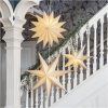 Pappersstjärna Plain Beige Star Trading – miniatyr 2