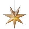Pappersstjärna Plain Beige Star Trading – miniatyr 1
