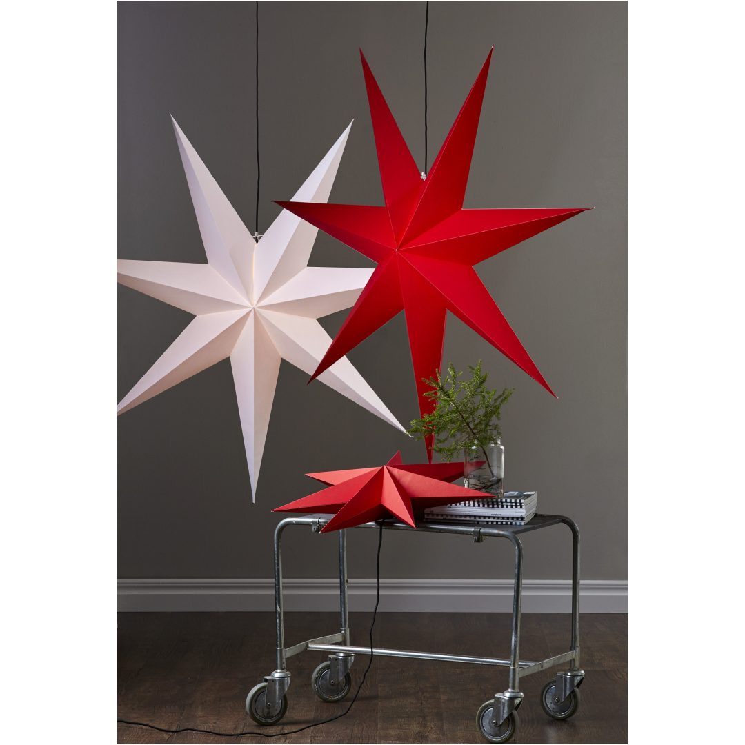 Pappersstjärna Rozen Röd Star Trading 70 cm – bild 7