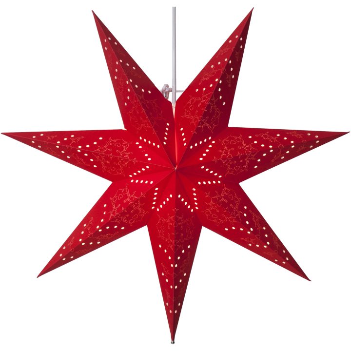 Pappersstjärna Sensy Röd Star Trading 51 cm – bild 3