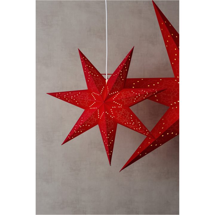 Pappersstjärna Sensy Röd Star Trading 51 cm – bild 2
