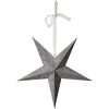 Pappersstjärna Velvet Grå Star Trading – miniatyr 9