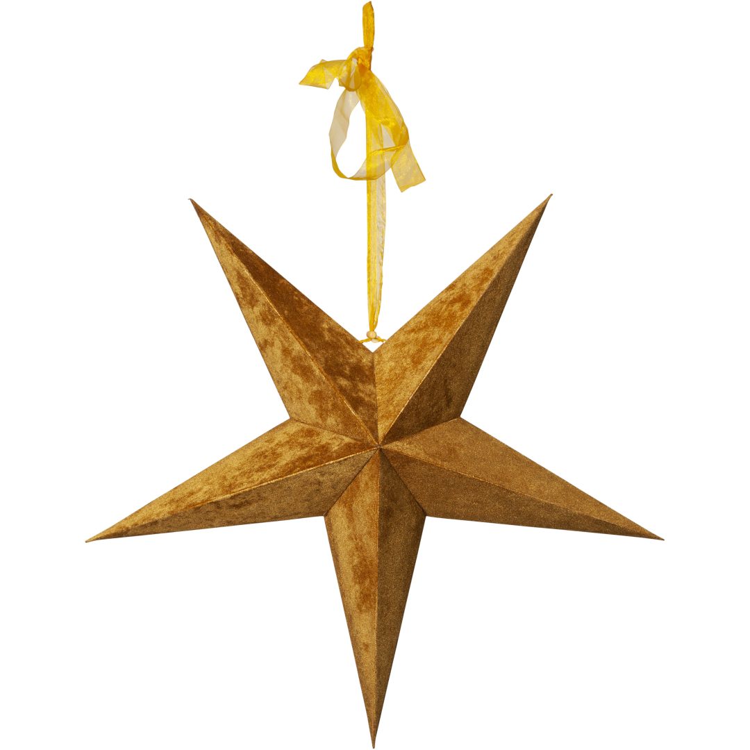 Pappersstjärna Velvet Guld Star Trading – bild 11
