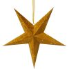 Pappersstjärna Velvet Guld Star Trading – miniatyr 1