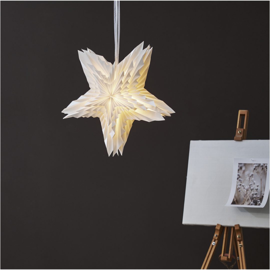 Pappersstjärna White STAR TRADING – bild 4