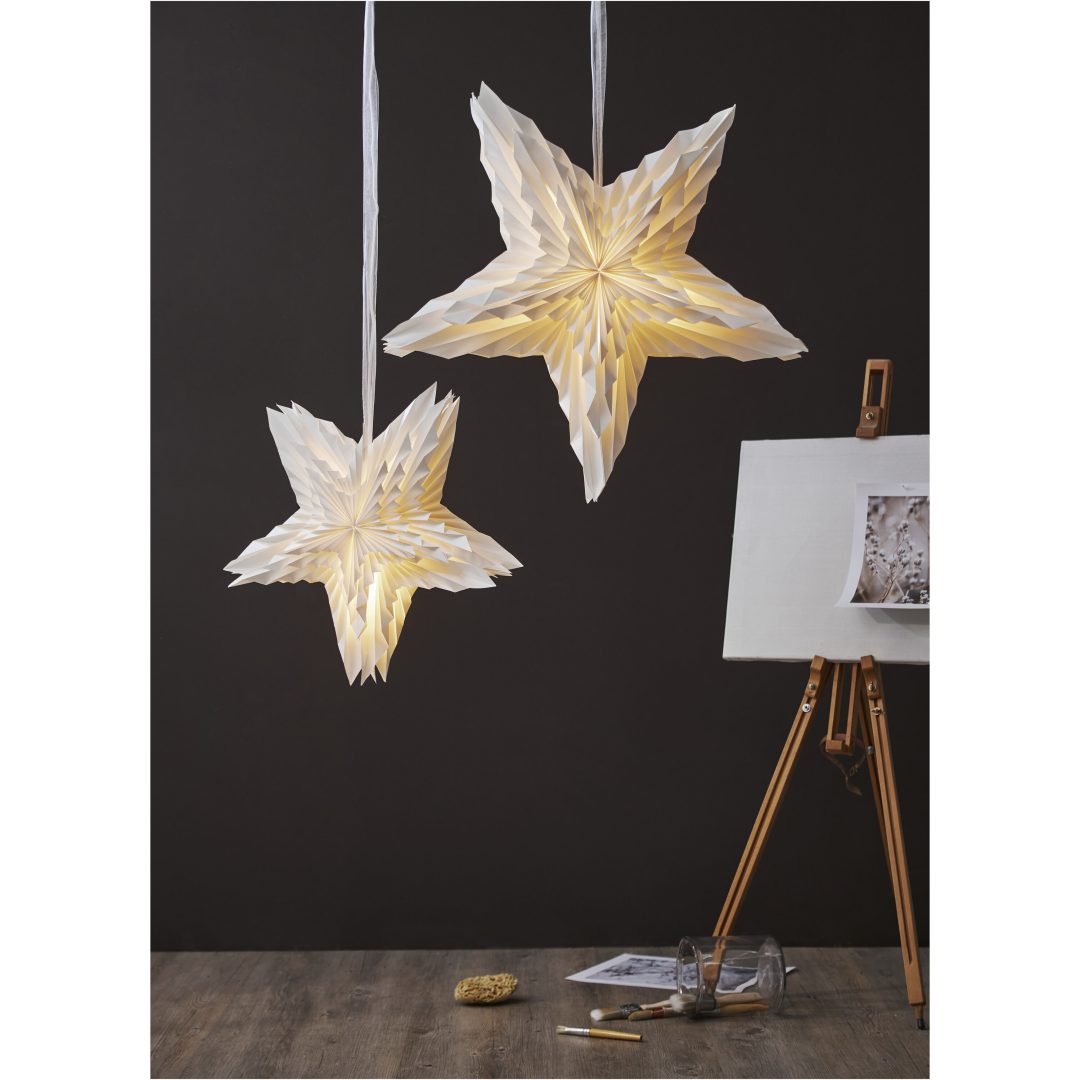 Pappersstjärna White STAR TRADING – bild 3