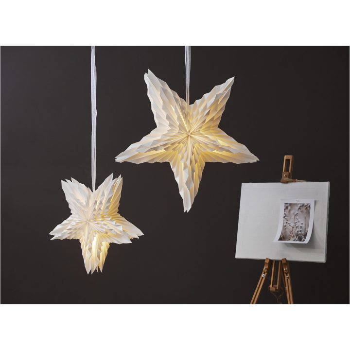 Pappersstjärna White STAR TRADING – bild 2